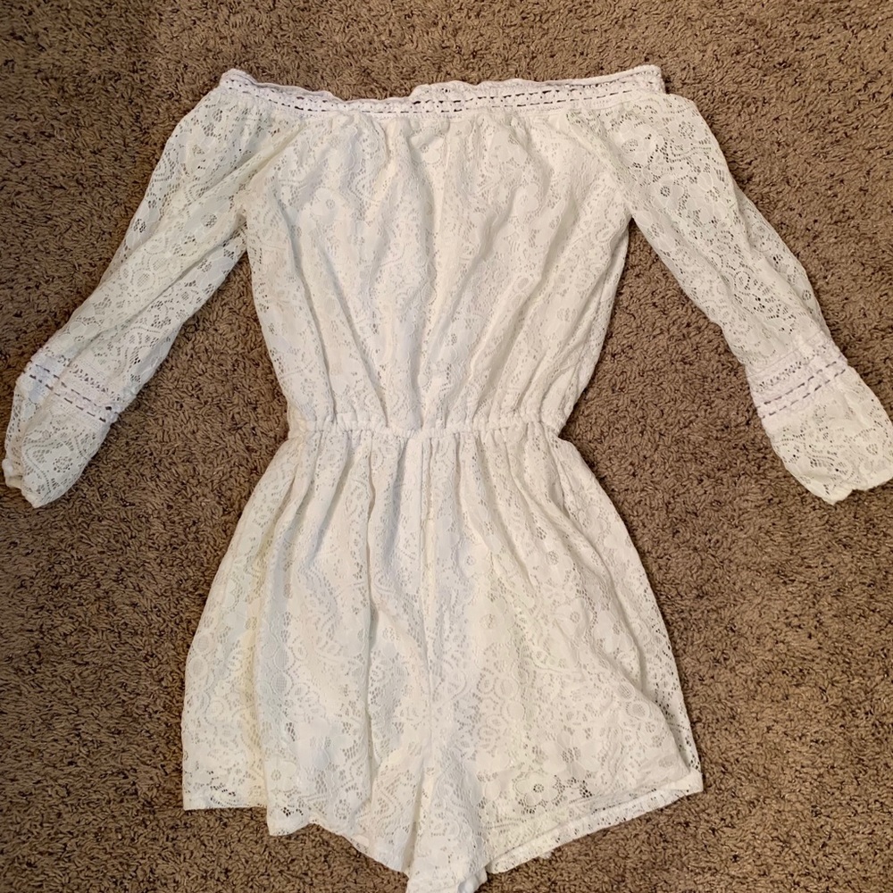 Hollister off the shoulder romper
